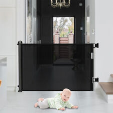 In/Outdoor Retractable Baby Gate Mesh Safety Gate for Babies and Pets Extra Wide