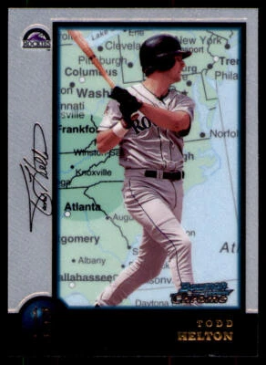 1998 Bowman Chrome #119 Todd Helton International - Image 1 of 2