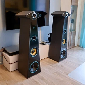 Top Angebot! 1 Paar imposante High End HiFi Standlautsprecher DJP-Design-Boxen - Bild 1 von 17