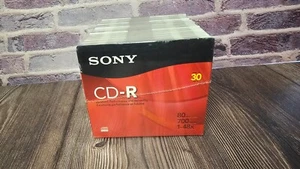 SONY CD-R LEER DISC 30ER PACK MIT SLIM LINE JEWEL CASES - FABRIKVERSIEGELT - Bild 1 von 5