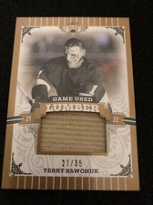 2021-22 Leaf Lumber TERRY SAWCHUK Game Used Lumber /35