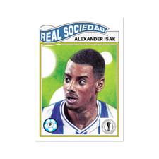 Topps UCL Living Set - Card 345 - Alexander Isak - Real Soccer Society