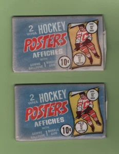 Carteles de hockey WHA OPC 1973-74 paquete sin abrir solo 1 con esta subasta - Imagen 1 de 2