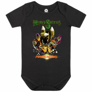 Heavysaurus Pommesgabel Baby Body 100% Bio Baumwolle Organic Neu & Official!