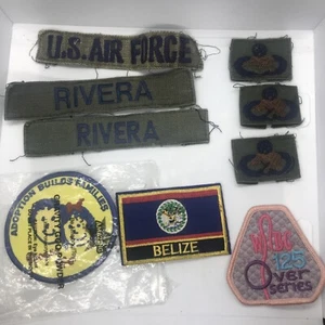 LOT OF VINTAGE AIR FORCE USAF PATCHES Free Shipping Rivera - Picture 1 of 5