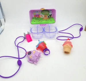 Polly Pocket Drink Smoothie Ring Tiny Takeaway ice cream rocket necklace lot - Picture 1 of 10