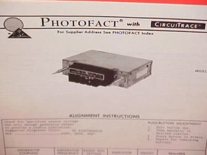 1976 PIONEER CAR AUTO STEREO AM-FM MPX RADIO SERVICE SHOP MANUAL MODEL GX-2020G - Picture 1 of 1