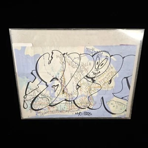 Signed Lin Felton QUIK RTW OG Graffiti Artist NYC subway Maps 2003 - Picture 1 of 10
