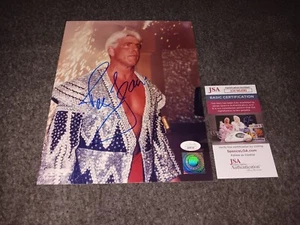 Ric Flair Signed 8x10 Jsa Coa Original Photofile Wcw Rare - Picture 1 of 1