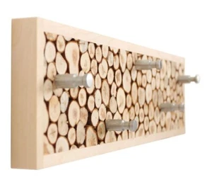 Wandgarderobe Woodman Kamsti Hakenleiste Holz massiv 5 Haken 45 cm Garderobe - Bild 1 von 4