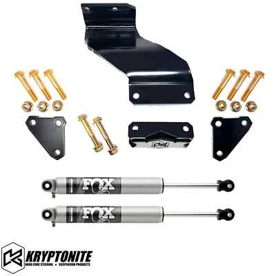 Kryptonite Steering Stabilizer Kit w/ Fox 2.0 Shocks For 2014-2024 Ram 2500/3500 Foto 1 de 3