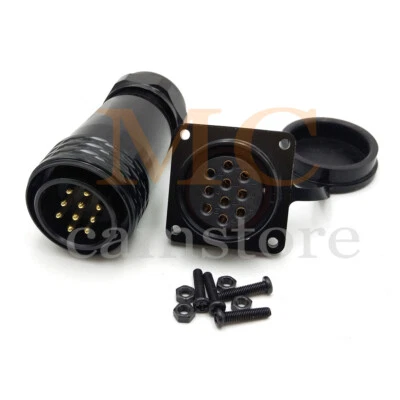 WEIPU SA28 10Pin Panel Mount Electrical Wire Connector,Aviation Plug and Socket - Image 1 of 4