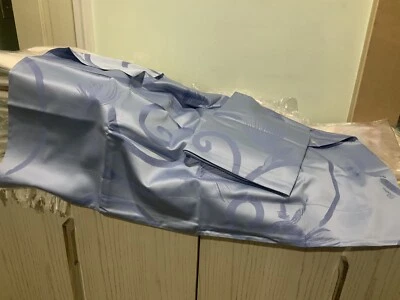 $840 Pratesi Italia Nuevo 2 piezas Fundas Estándar 100% Algodón Jacquard Azul Danzatori Foto 1 de 4