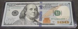 valuta USA 100 dollari ⭐️ banconota stella banconota da carta $100 banconota in contanti stampa errore? - Foto 1 di 6