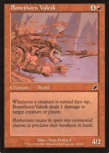 4X BONETHORN VALESK RED SCOURGE MTG MAGIC NM X4 (yourdeckbuilder) - Picture 1 of 1