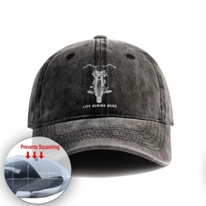 Motociclista Moto Divertida Motocicleta Indian Triumph Chopper Gorra de Béisbol Sombrero de Papá - Imagen 1 de 10