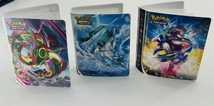 Pokemon Mini Portfolio Card Holder Binder 3pc Trading Card Game 2021 Toy Kids - Picture 1 of 6