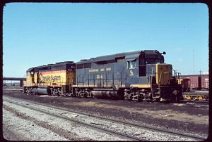 Original Schienenrutsche - CO Chesapeake & Ohio 3046 + Barr Yard 3-1977 - Bild 1 von 1