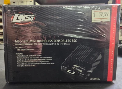Losi MSC-18BL Mini Brushless ESC LOSB9502 - Image 1 of 4