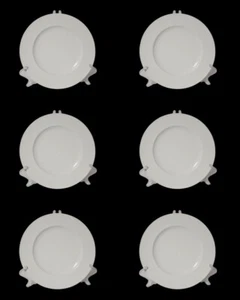 VINTAGE SERVIZIO 6 PIATTI PIANI PREZIOSA PORCELLANA BIANCA ROSENTHAL STUDIO LINE - Imagen 1 de 5