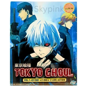 Tokyo Ghoul Season 1-4 Vol.1-49 End + 2OVA + Live Action English Dub Anime DVD - Picture 1 of 5