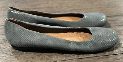 Walking Cradles gray leather slip on comfort casual office shoes sz 10 S, GUC - Image 1 of 4