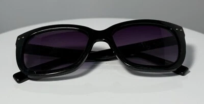 Gafas de sol Cole Haan C16144 negras polarizadas lentes púrpuras (j1) Foto 1 de 4