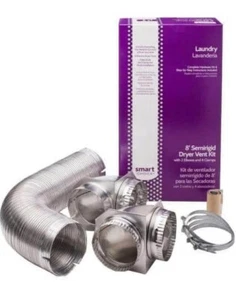 Frigidaire 8 ft. Semi-Rigid Dryer Vent Kit with Close Elbows - Picture 1 of 4