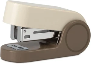 Braun Farbe Mini Hefter mit 830 Heftklammern, 20 Blatt Büro Schreibtisch Hefter, klein - Bild 1 von 12