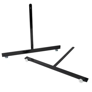 Negro 2 patas de rejilla solo rejilla pantalla de pared metal 24"" x 24"" 1 par - Imagen 1 de 13