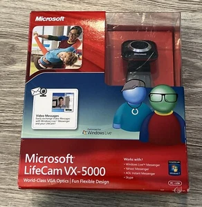 Microsoft LifeCam VX-5000 USB 2.0 Web Cam - Neu & Versiegelt - Bild 1 von 3