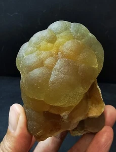 400g Rare Natural Beautiful Globular Yellow Fluorite Mineral Specimen China - Picture 1 of 19