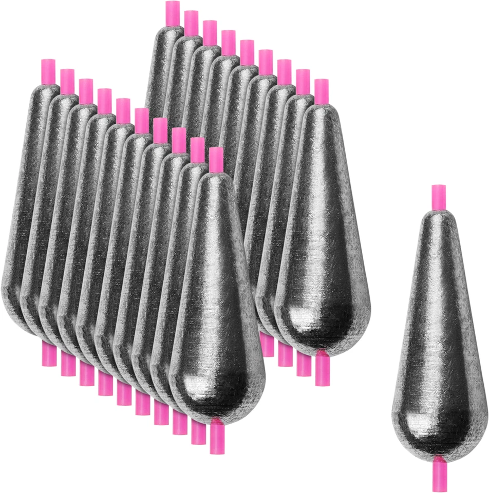 8-20 Stück Wettkampfgewichte Set in Birnenform mit integriertem Silikonschlauch - Bild 1 von 1
