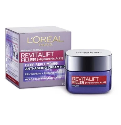 L'Oreal Paris Revitalift Filler [HA] Night Moisturiser 50ml - image 1 of 3