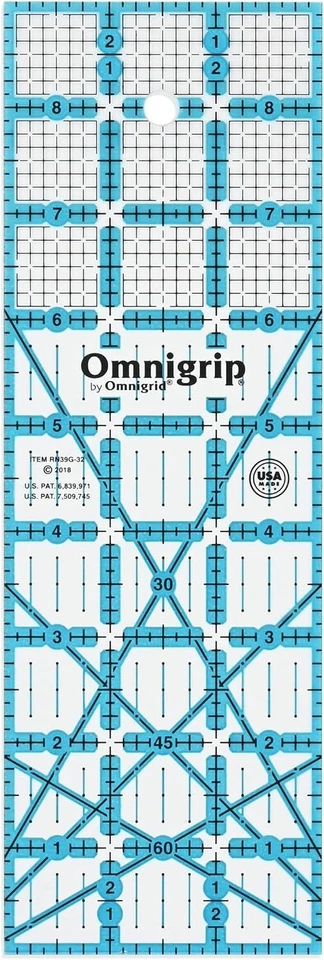 Quilting Ruler Omnigrip by Omnigrid 3 x 9 quilting sewing ruler NEW - Image 1 of 1