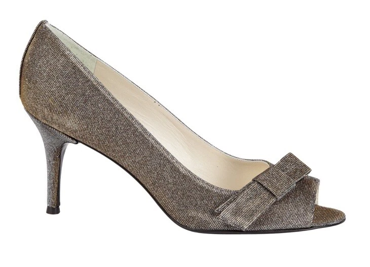 Stuart Weitzman Poco Pirita Arco Punta Abierta Tacón Noche Bomba Talla 10.5 NUEVO Foto 1 de 4