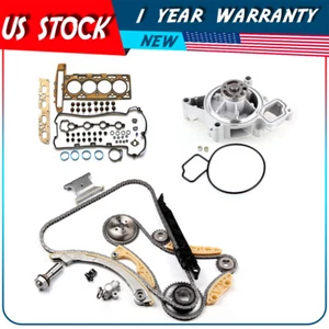 Head Gasket Set Timing Chain Kit Water Pump For Pontiac Solstice G5 G6 2.4L - Foto 1 di 13