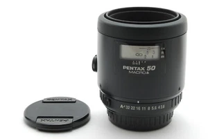 EXC+++ Pentax smc PENTAX-FA 50mm f/2.8 MACRO, Front Cap, Rear Cap from Japan - Picture 1 of 8