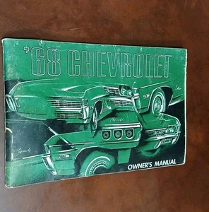 Original 1968 Chevrolet Impala Caprice Owners Manual Qty 1 - Foto 1 di 10
