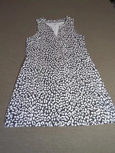 Lands End Kleid | Größe L | 14-16 | schwarz-weiß | super weich - Bild 1 von 23