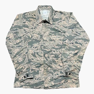 US Air Force ABU Utility Coat 38R Digital Tiger Stripe Camuflaje Camisa Ripstop - Imagen 1 de 10