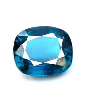 Natural Blue tourmaline Cushion Cut 18CT Certified Loose Gemstone HalloweenOffer - Picture 1 of 10