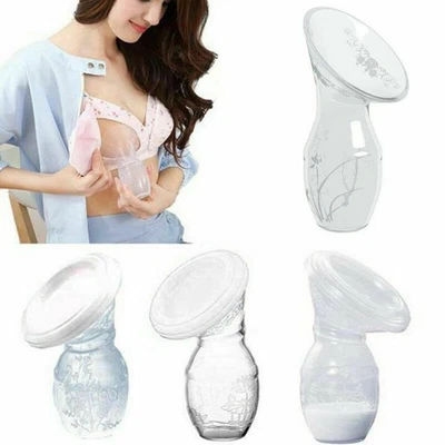 Manual Nursing Strong Silicone Breast Pump Milk Breast Collector MilkSaver B - Image 1 of 4