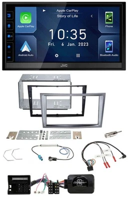 JVC DAB Bluetooth Lenkrad USB 2DIN Autoradio für Opel Antara Astra H Zafira B ch - Bild 1 von 4
