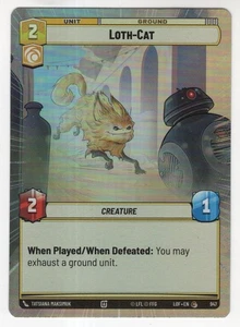 Star Wars Unlimited LotF Hyperspace Foil Card LOF947 Loth-Cat - Picture 1 of 1