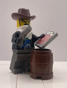 Lego Western Cowboys Bandit 4 ww011 6790 Bandit's Wheelgun - Imagen 1 de 6