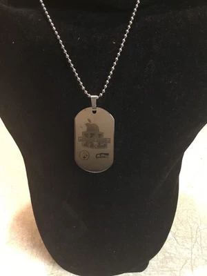 Collar con etiqueta de perro Pittsburgh Steelers Ben Roethlisberger Bettis Super Bowl XL Foto 1 de 4