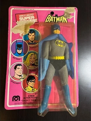 Mego 1979 Batman 8" Action Figure New on Sealed Card Vintage WGSH Rare DC Comics - Image 1 of 4