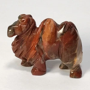 Camel Carving Natural Stone Carved Mini 1.75" Sculpture  - Picture 1 of 13