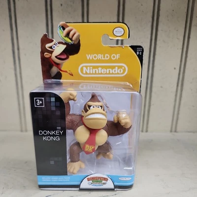 Donkey Kong World of 任天堂 2.5 英寸可动人偶 2015 年 Jakks 全新玩具 — 第 1/2 张图片